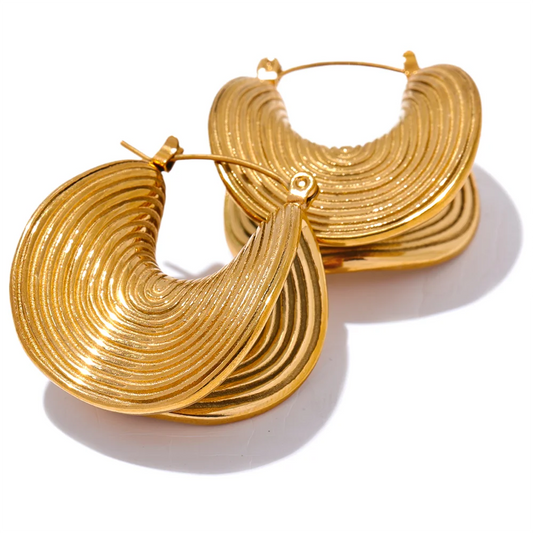 Brinco Feminino Dourado Banhado