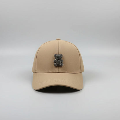 Boné Feminino Premium com Aplicação de Urso Elegante