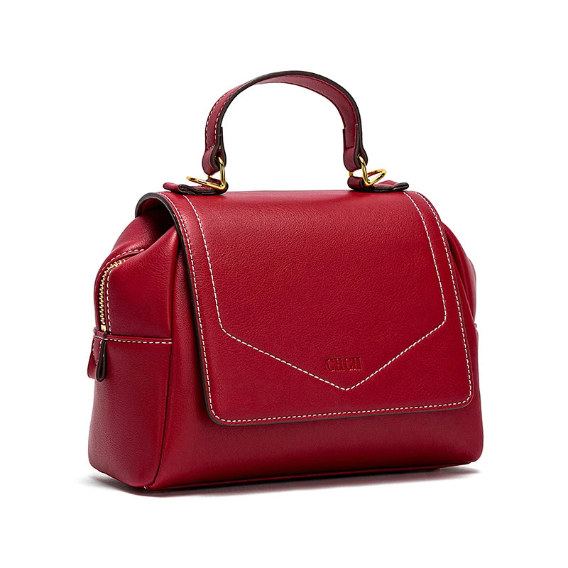 Bolsa Feminina Estruturada em Couro