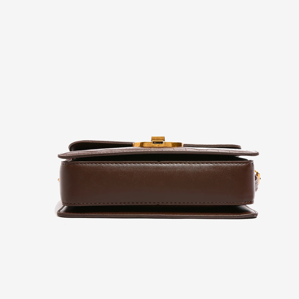 Bolsa Feminina Tiracolo e de Mão com Fivela Dourada