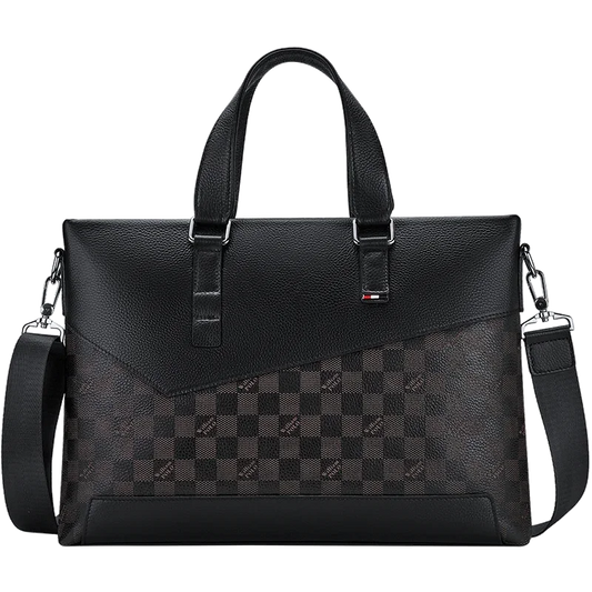 Pasta Executiva Premium Unissex em Couro | Para Notebook 15”
