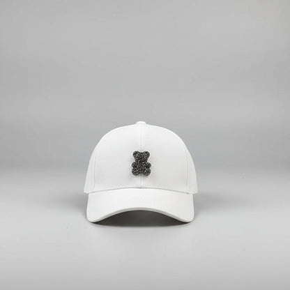 Boné Feminino Premium com Aplicação de Urso Elegante