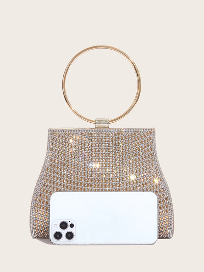 Bolsa Clutch Feminina de Mão com Brilhos