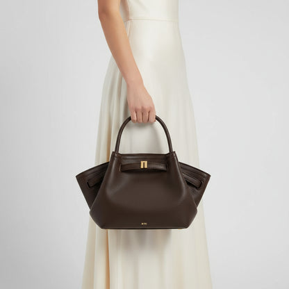 Bolsa Feminina de Couro Liso Hana