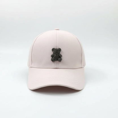 Boné Feminino Premium com Aplicação de Urso Elegante
