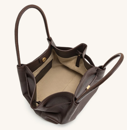 Bolsa Feminina de Couro Liso Hana