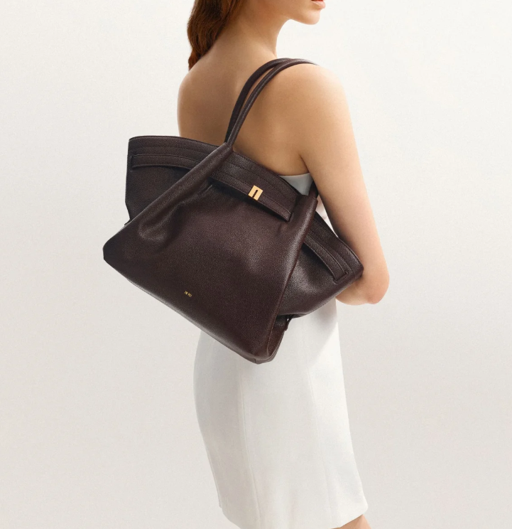 Bolsa Feminina de Couro Liso Hana