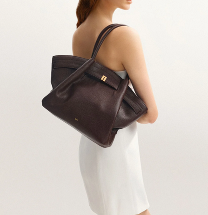 Bolsa Feminina de Couro Liso Hana