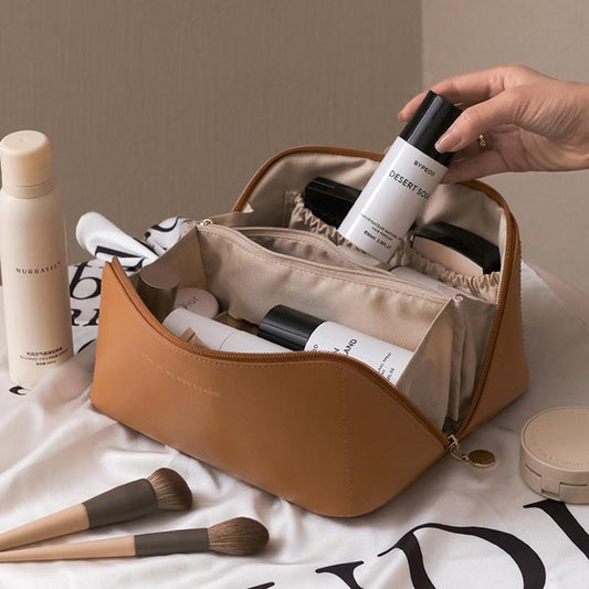 Necessaire Beauty Organizadora de Maquiagem em Couro Ecológico